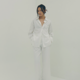 the mila trousers - ivory